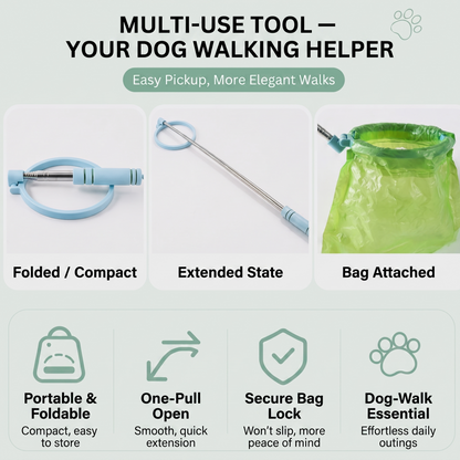 EasyScoop Pro – Extendable Dog Poop Picker Upper, No Bending Required